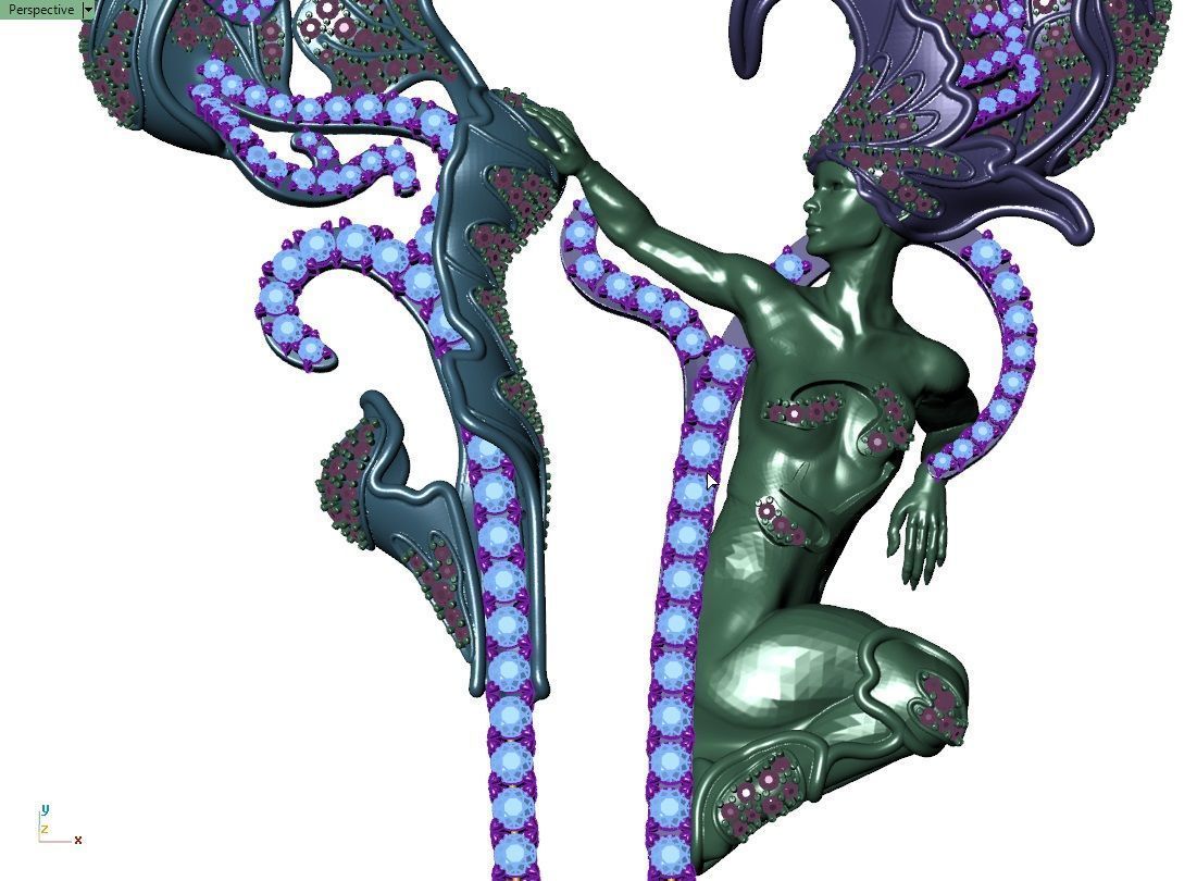 magerit necklace  3D print model_20