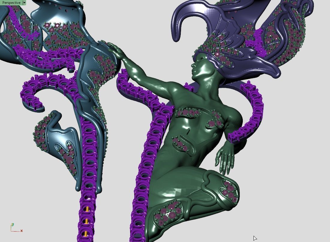 magerit necklace  3D print model_14