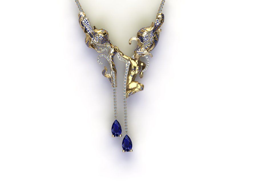 magerit necklace  3D print model_2