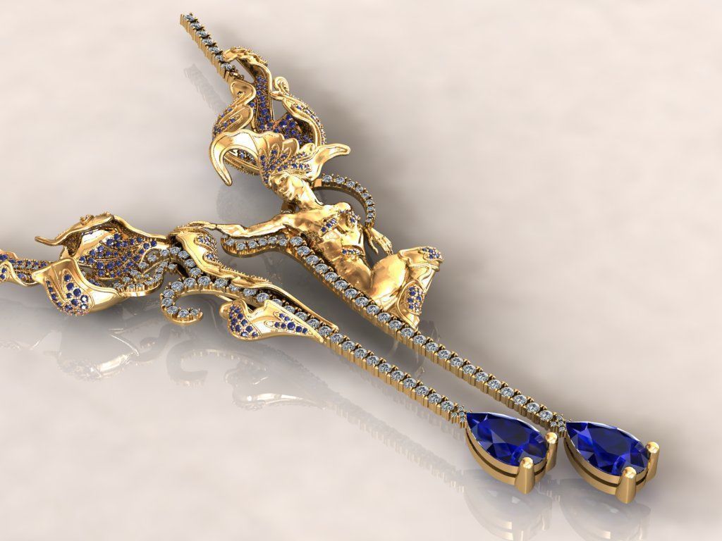 magerit necklace  3D print model_3