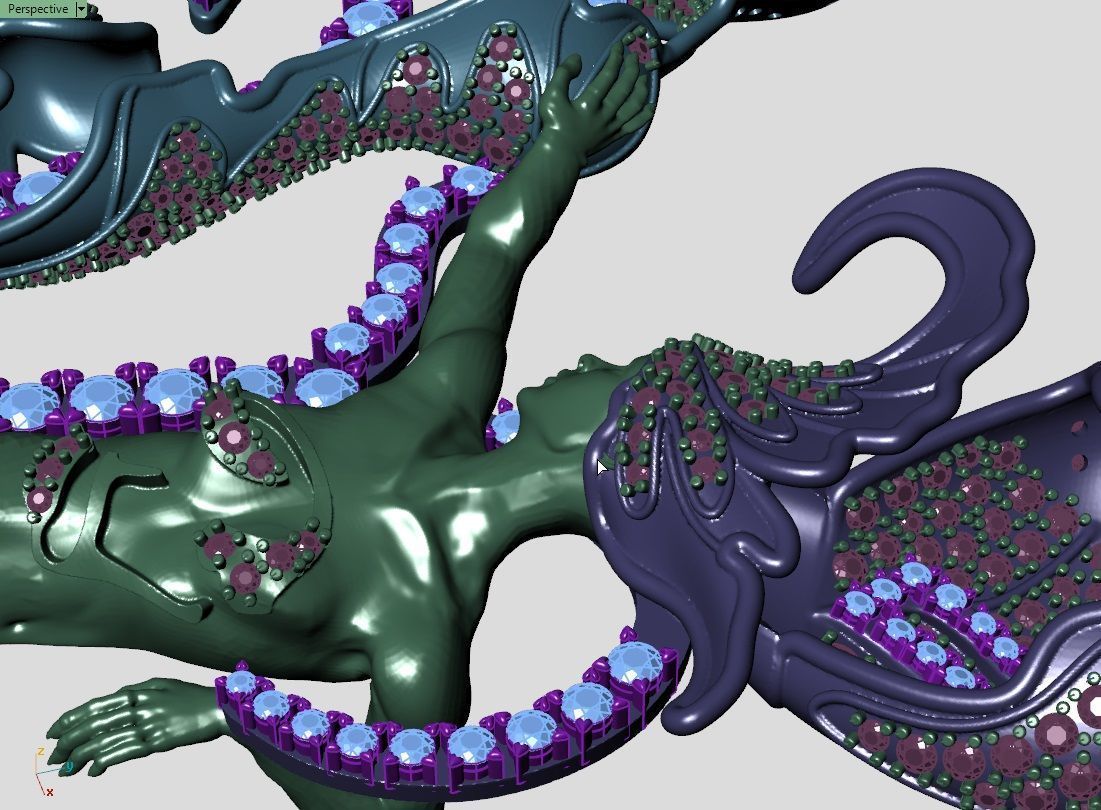 magerit necklace  3D print model_10