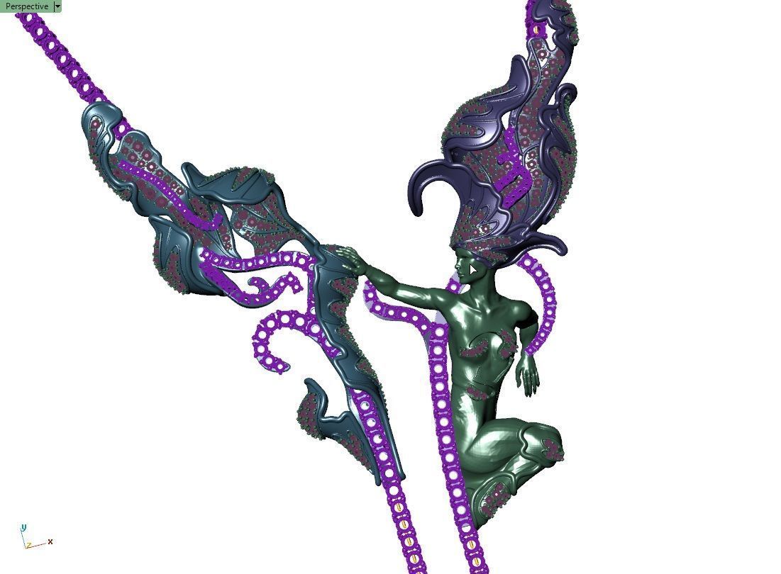 magerit necklace  3D print model_13