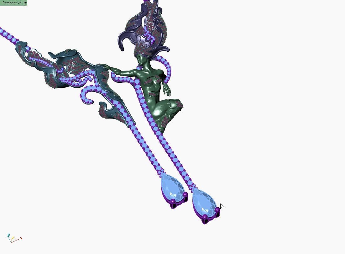 magerit necklace  3D print model_8