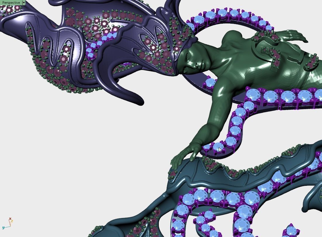 magerit necklace  3D print model_5