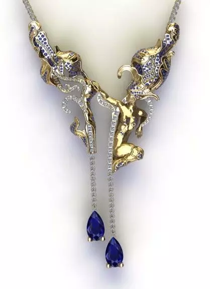 magerit necklace  3D print model_0