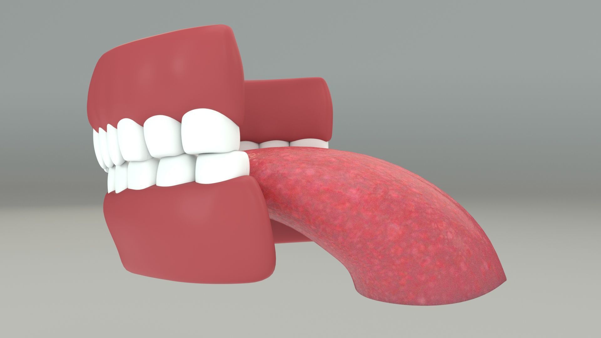 Cartoon Boy Head 3D model_10