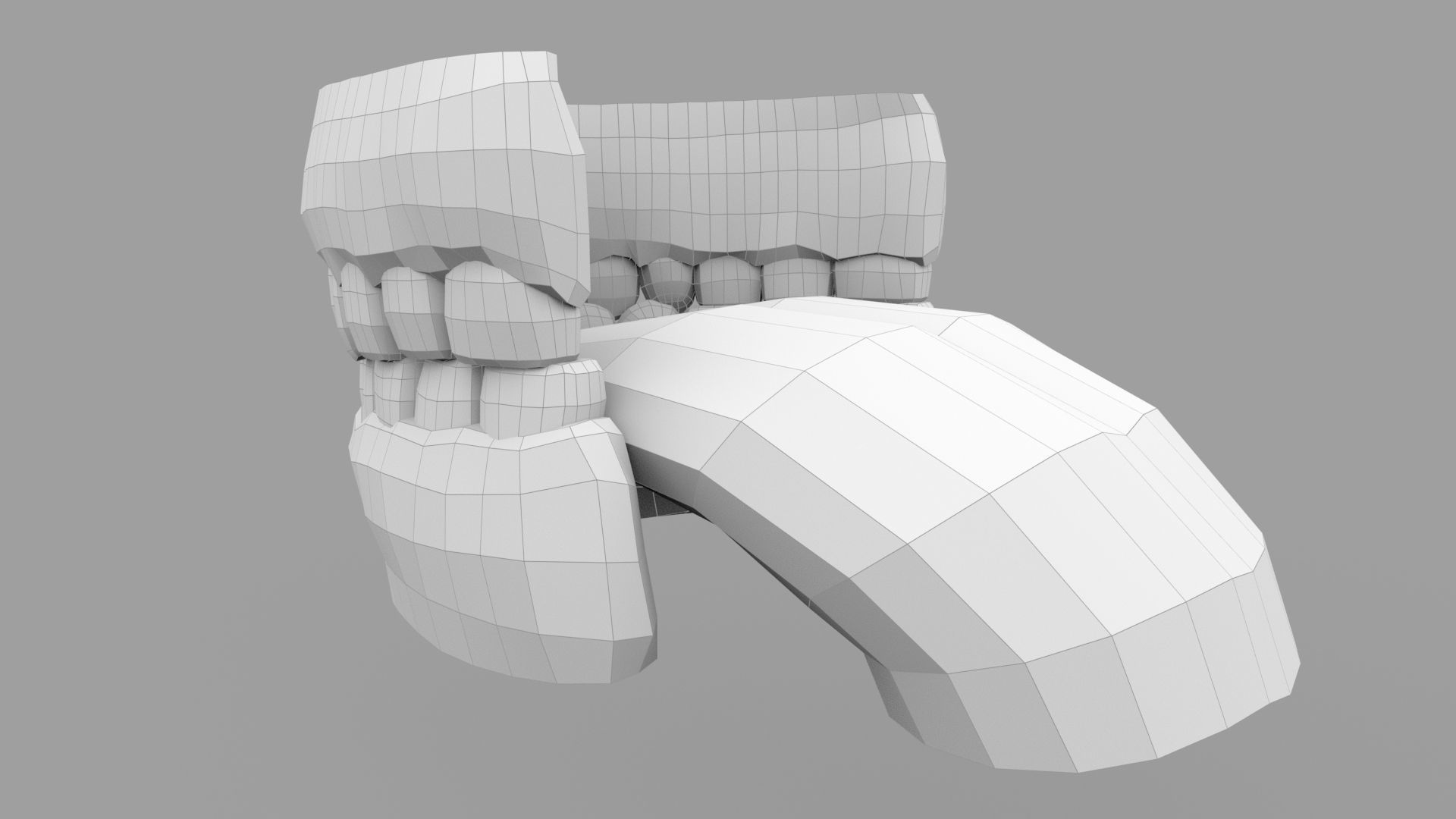 Cartoon Boy Head 3D model_14