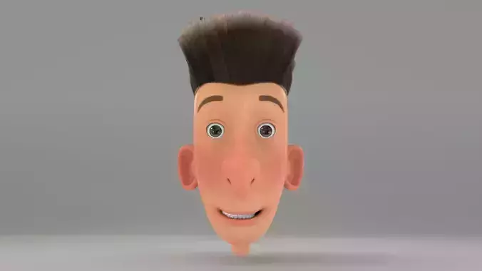 Cartoon Boy Head