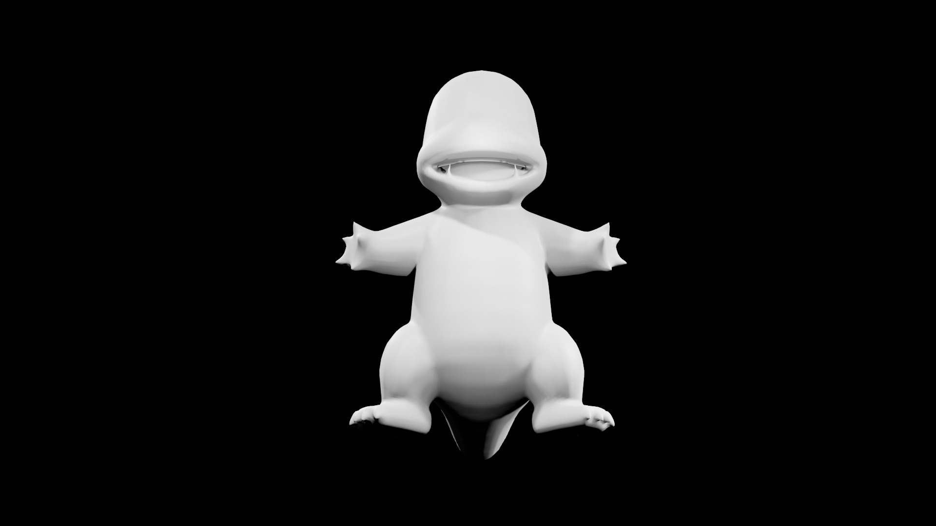 Charmander Pokemon 3D Model 3D print model_8