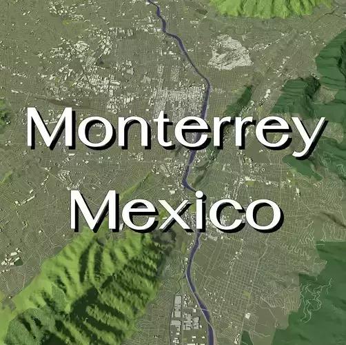 Monterrey Nuevo Leon Mexico - city and urban