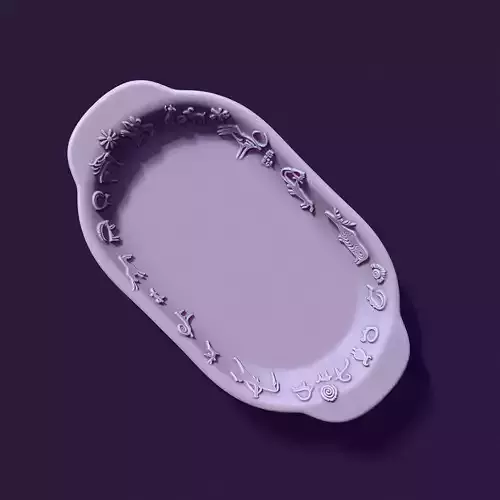 Astau dish for casting plaster