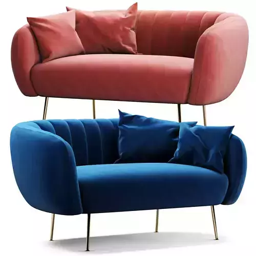 Cult Furniture Effie Sofa 3D model