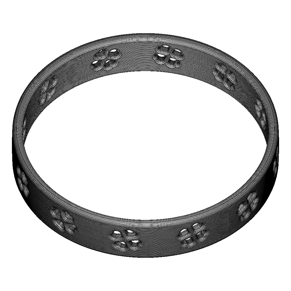 Romantic Exquisite Bangle 3D print model_3