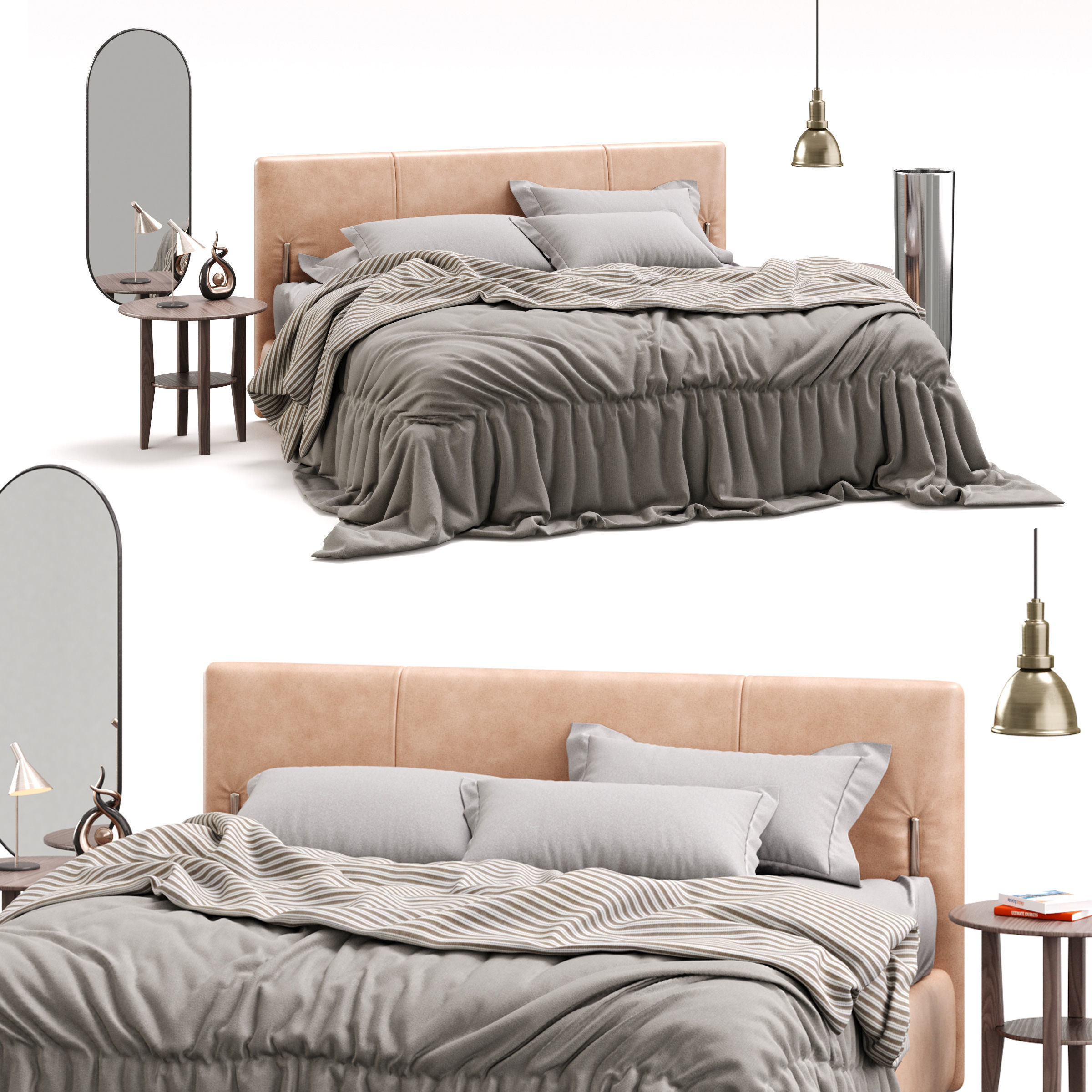 Archmodels vol 284 - collection of bedroom sets 3D model_6