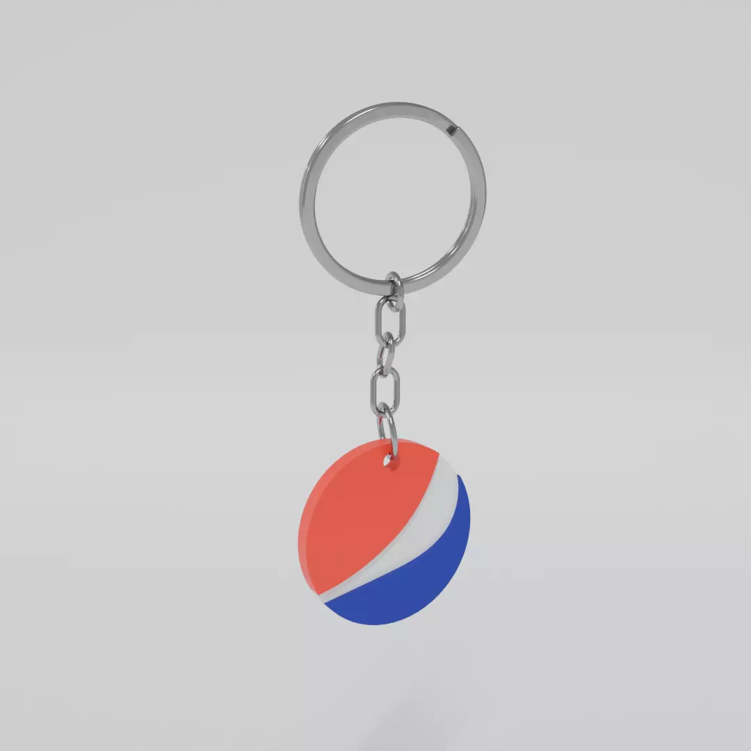 Pepsi Keychain 3D print model