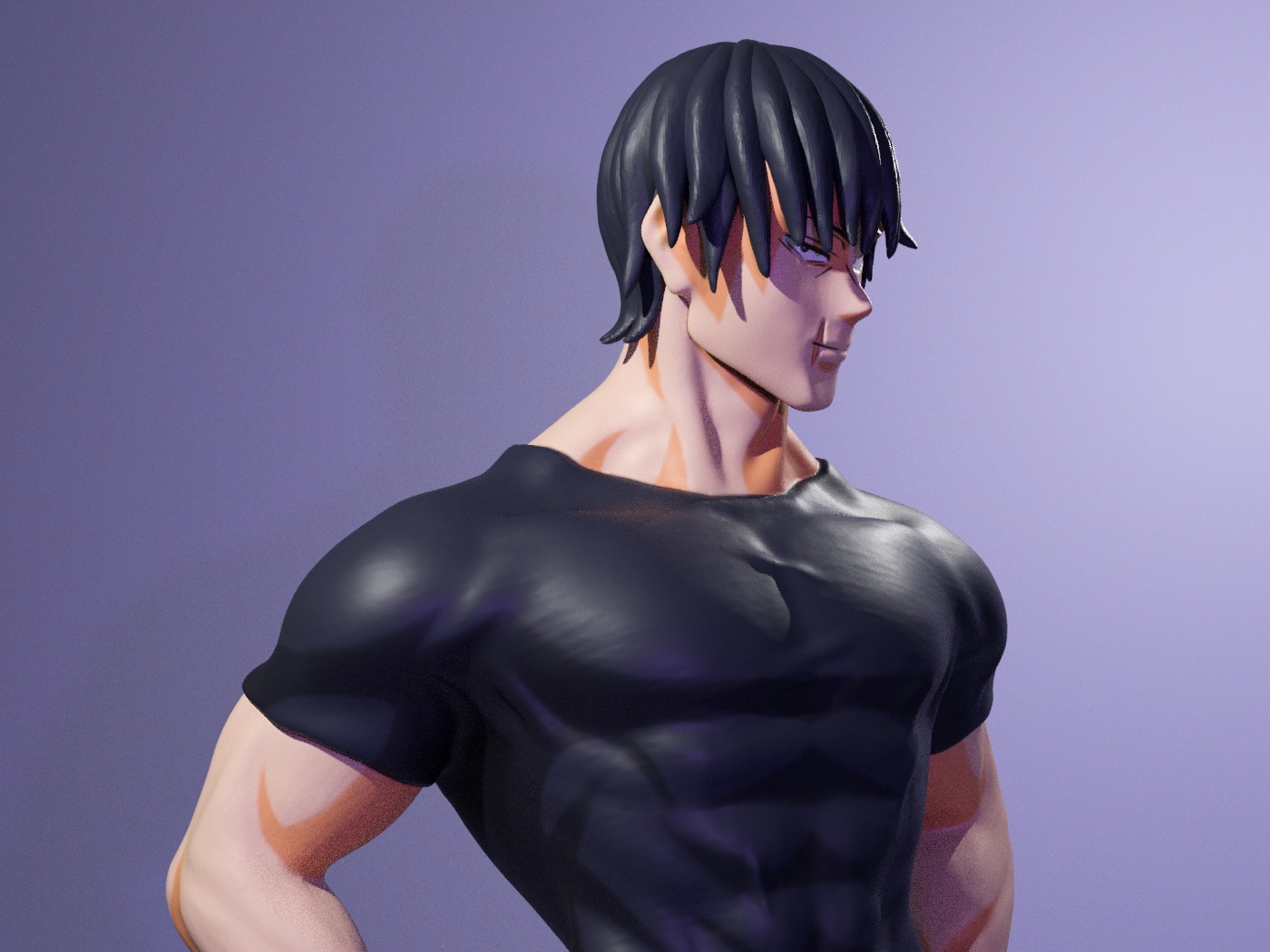 Toji Fushiguro Figure Hidden Inventory - Jujutsu Kaisen  3D print model_4