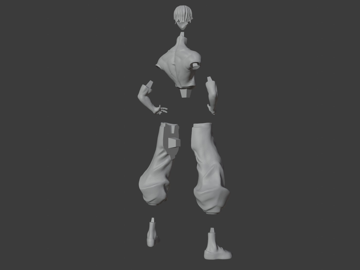 Toji Fushiguro Figure Hidden Inventory - Jujutsu Kaisen  3D print model_9