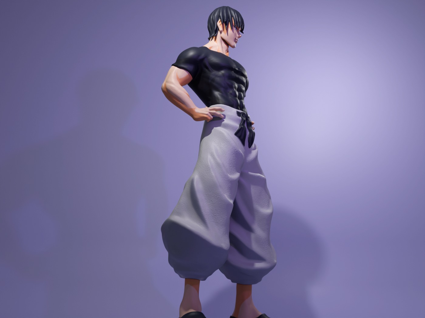 Toji Fushiguro Figure Hidden Inventory - Jujutsu Kaisen  3D print model_6