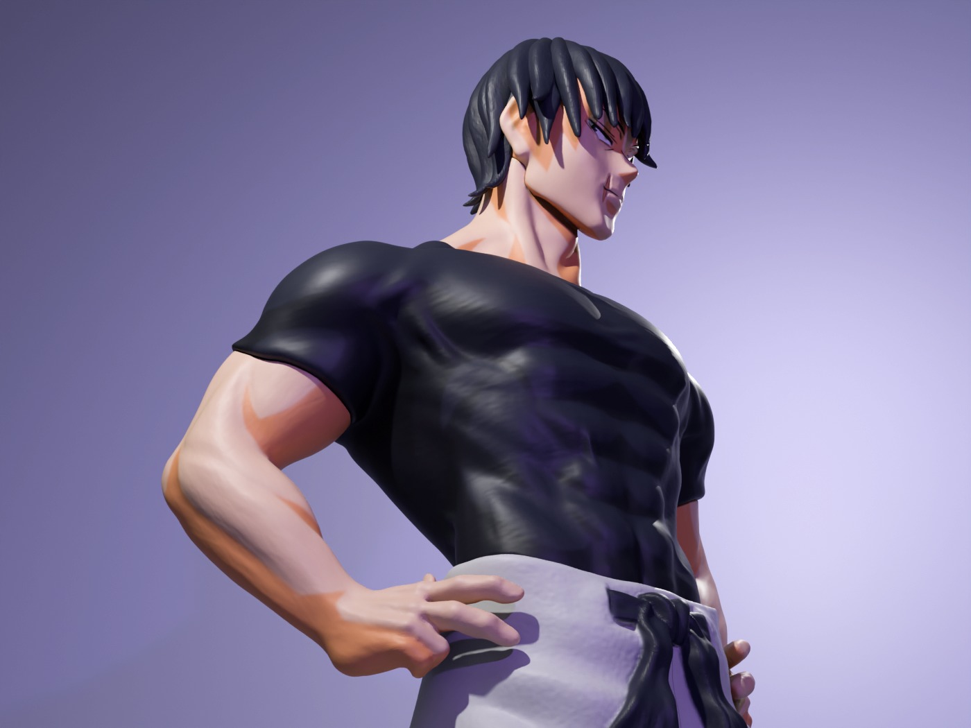 Toji Fushiguro Figure Hidden Inventory - Jujutsu Kaisen  3D print model_1