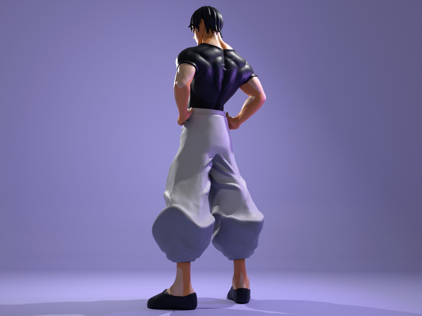 Toji Fushiguro Figure Hidden Inventory - Jujutsu Kaisen  3D print model_7