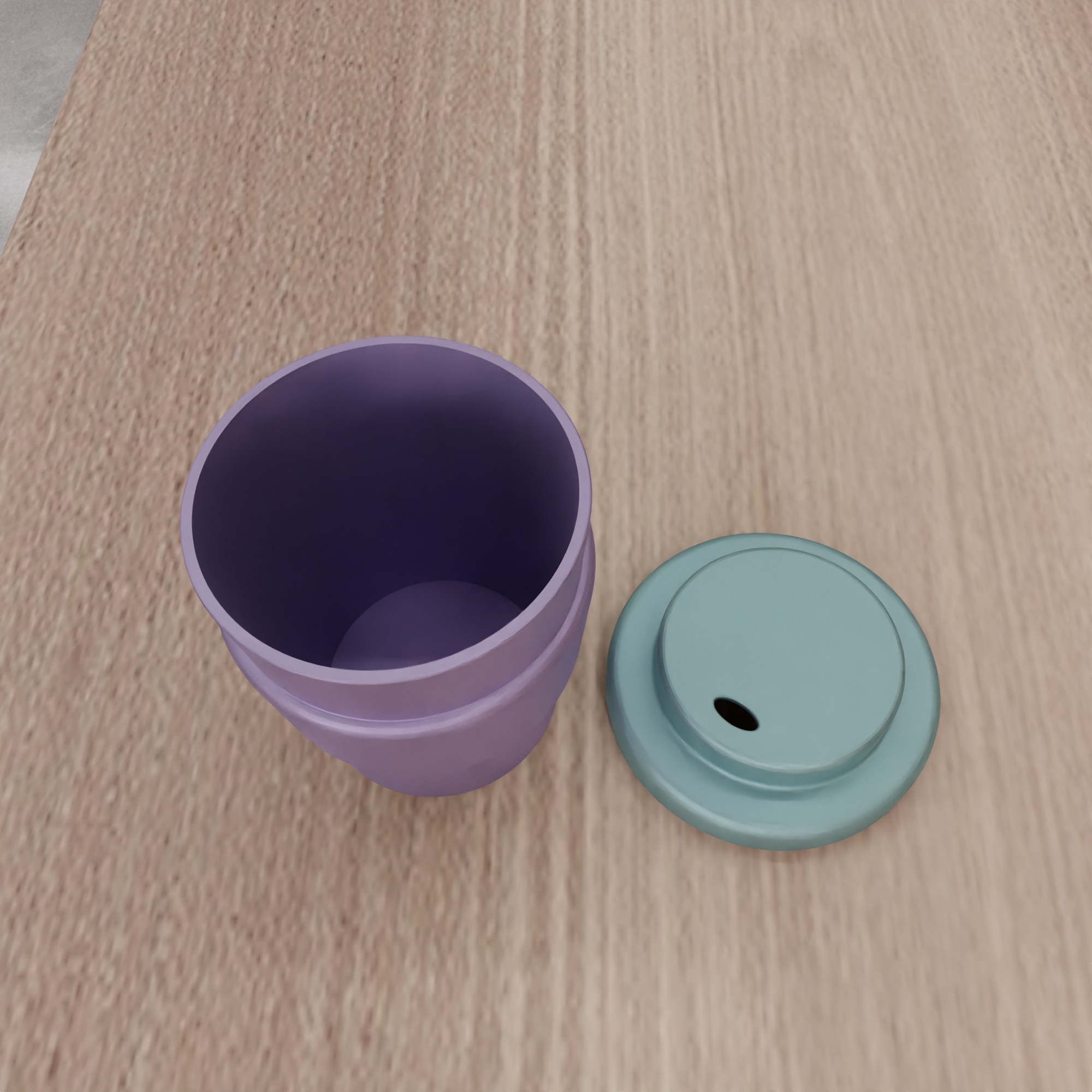 Plastic Coffee Cup - 307 3D print model_9