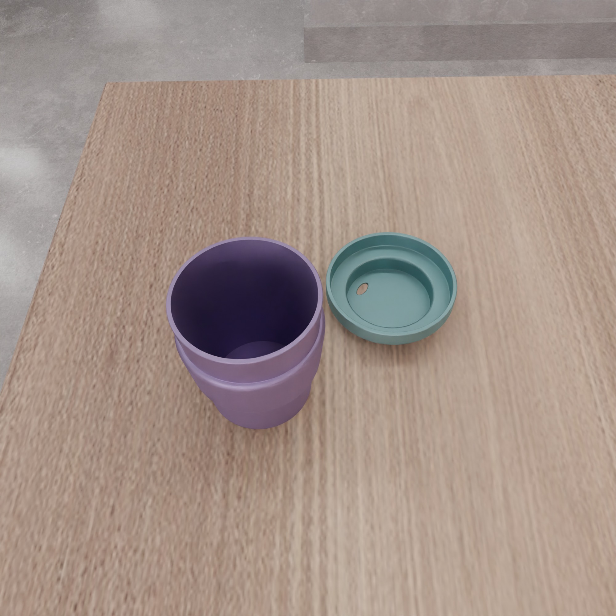 Plastic Coffee Cup - 307 3D print model_11