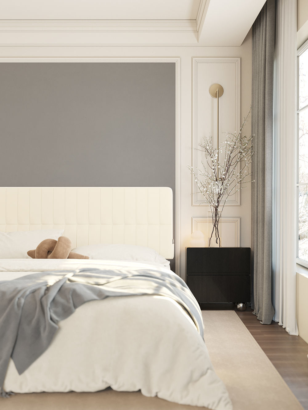 Parisian interior scene  3D model_2