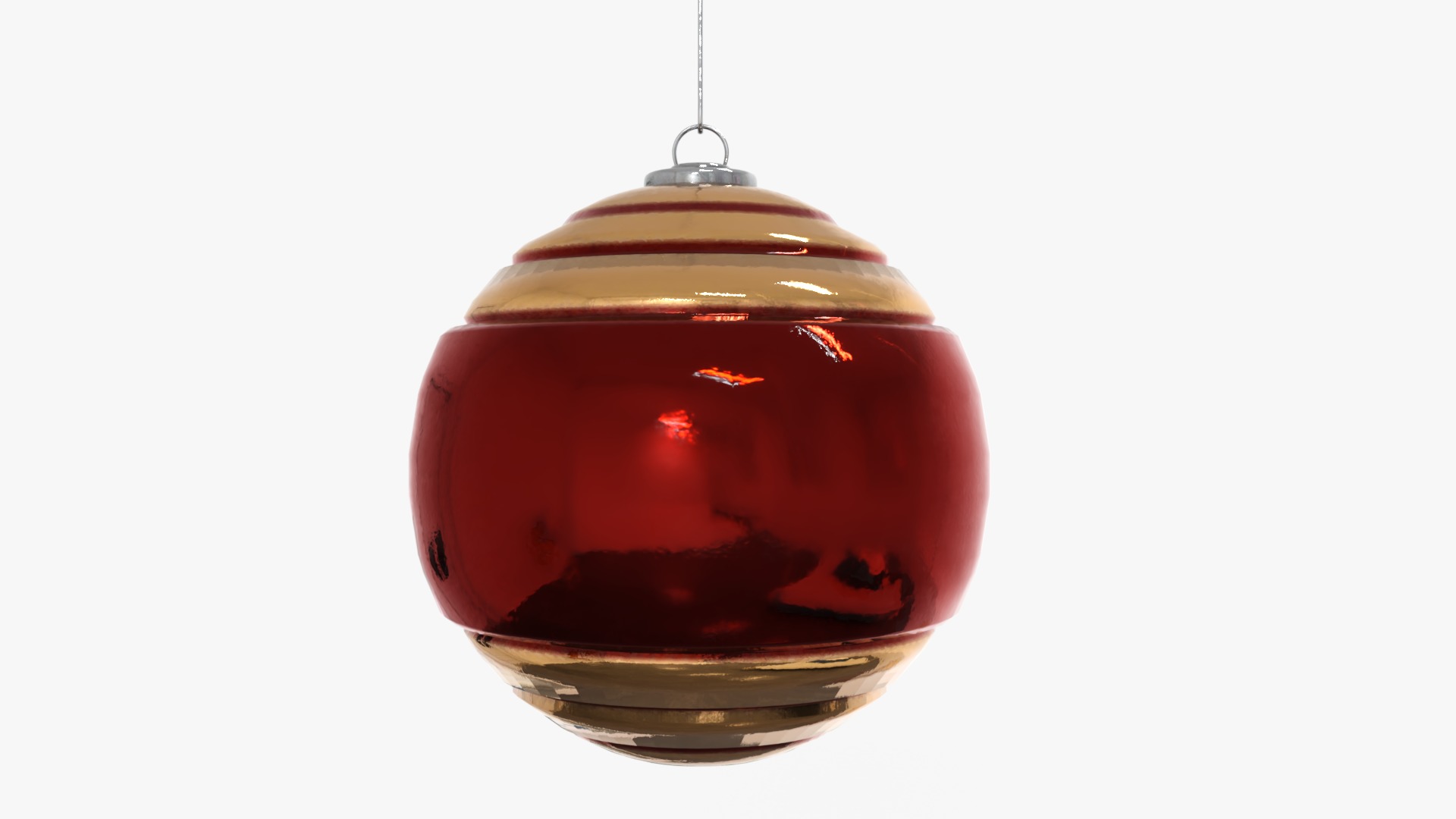 Ornaments Christmas Light Low-poly 3D model_5