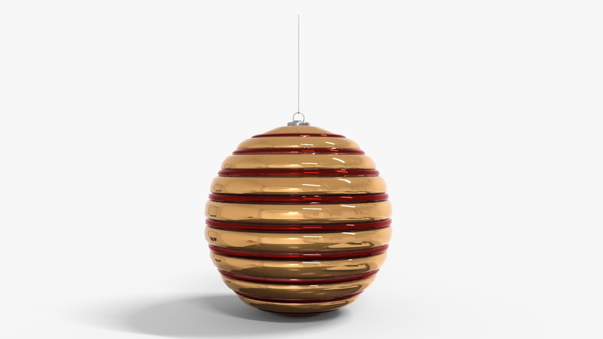 Ornaments Christmas Light Low-poly 3D model_6