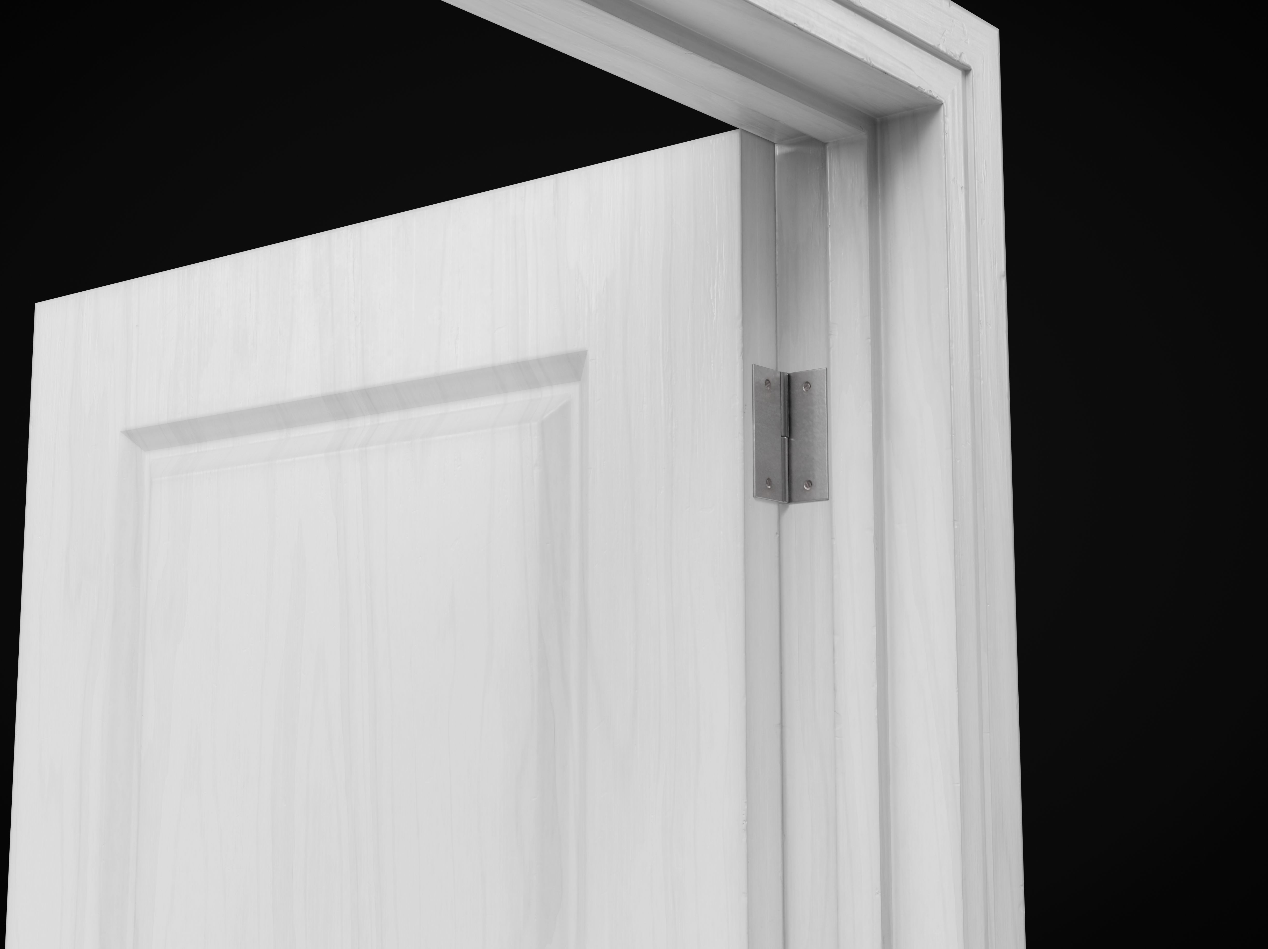 Collection of wooden doors Low-poly 3D model_21