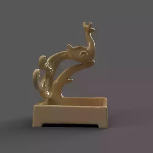 Phoenix planter - vase - garden urn - candy dish - candle holder