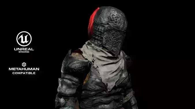 Df knight1 Low-poly 3D model