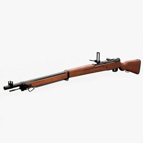 Arisaka Type 99 Low-poly 3D model
