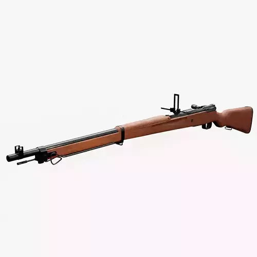 Arisaka Type 99 Low-poly 3D model