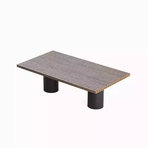 Dining Table 01 Low-poly 3D model