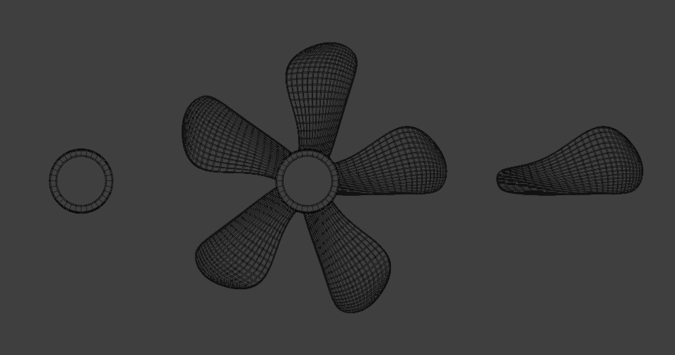 Fan Blade 3D model_2