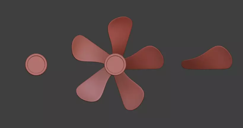 Fan Blade 3D model_0