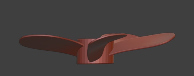Fan Blade 3D model_1