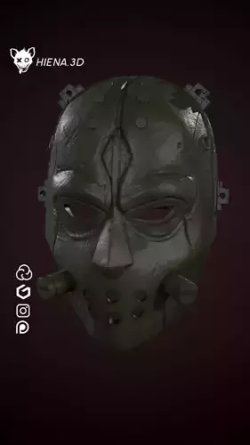 NIKAIDO MASK DOROHEDORO COSPLAY HALLOWEEN 3D print model