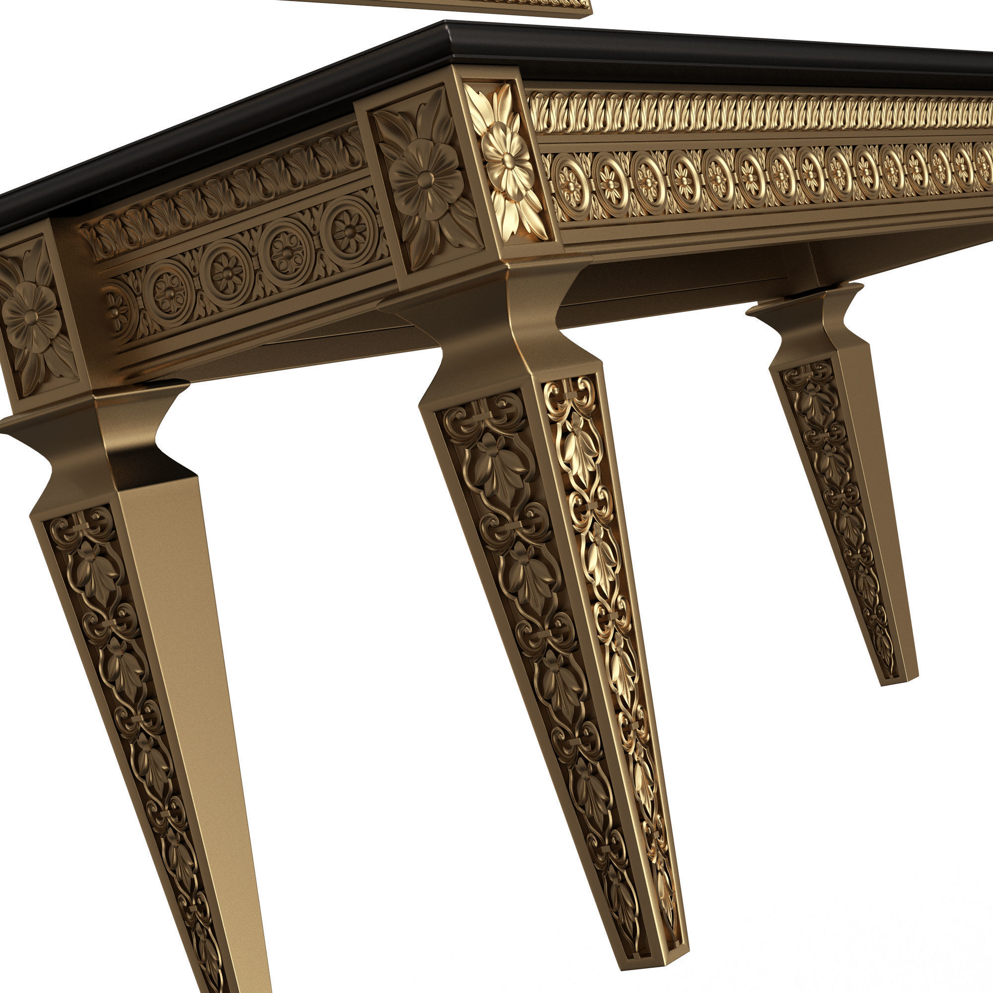Classic Console Table Collection Low-poly 3D model_43