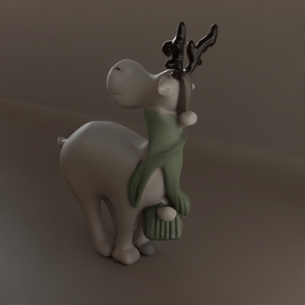 Creative Deer Elk Ornament  Perfect 3D Christmas Gift Decor 3D print model_4