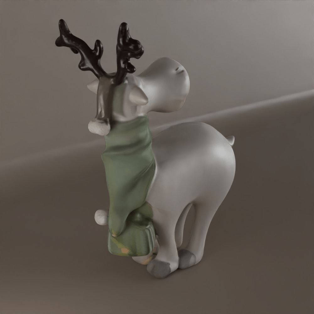 Creative Deer Elk Ornament  Perfect 3D Christmas Gift Decor 3D print model_2