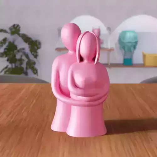 Man and Woman Hugging Figure - 301