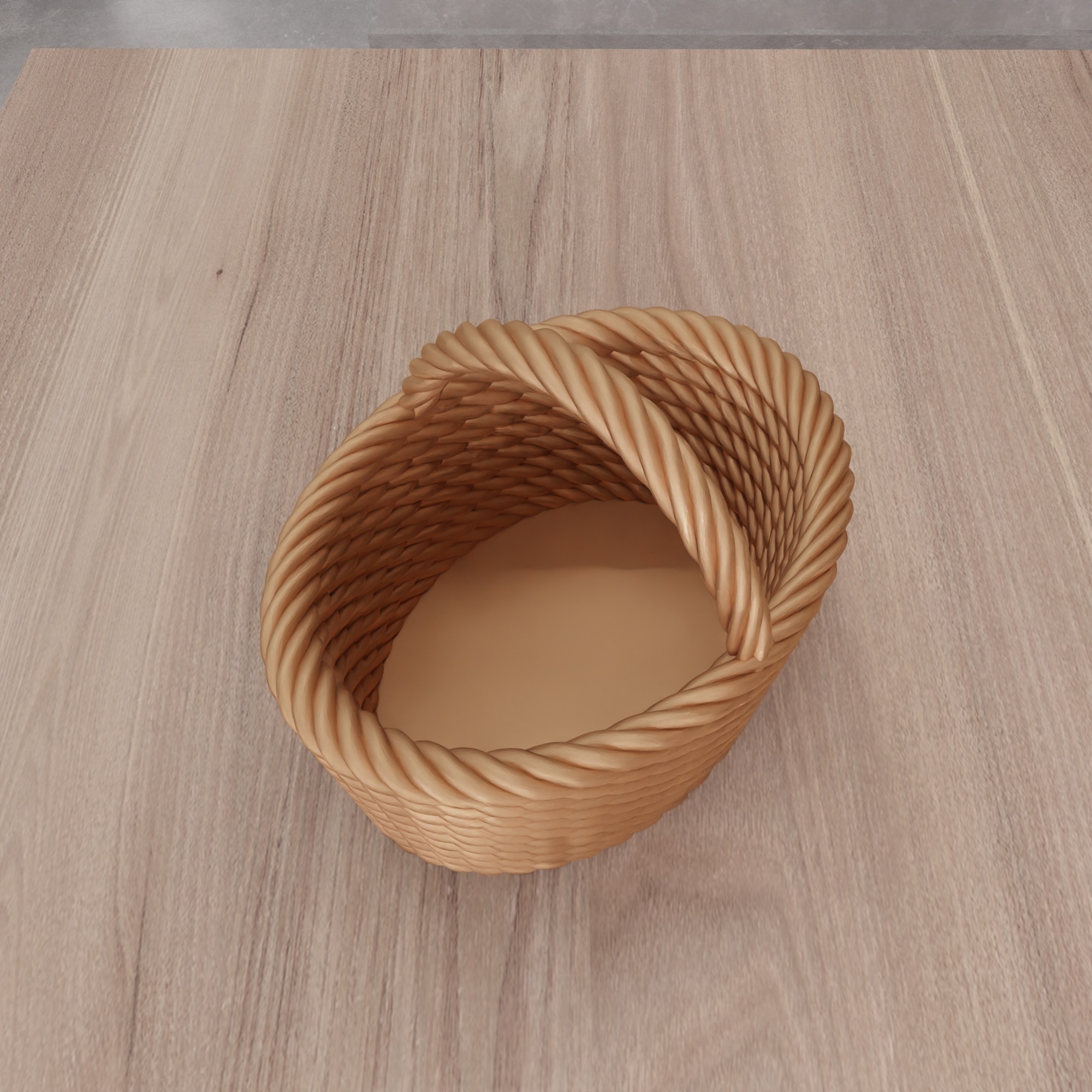 Wicker Mesh Basket V3 - 300 3D print model_9