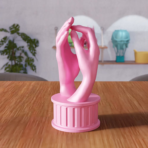 Lovers Hand Statue - 297 3D print model