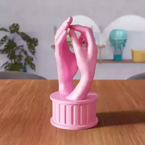 Lovers Hand Statue - 297