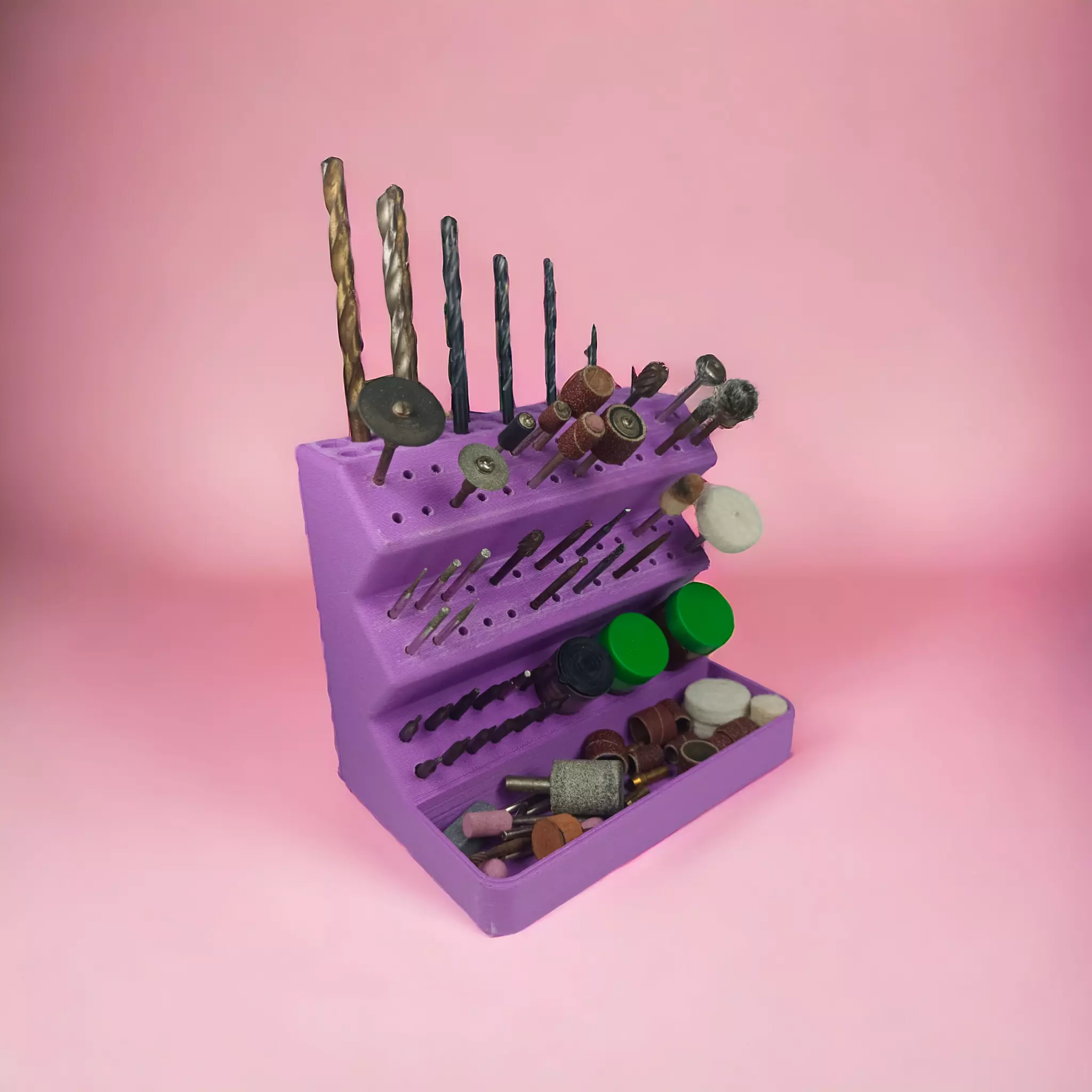 Drill Bit Holder Vertical 3D print model