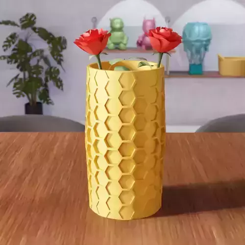 Honeycomb Vase V3 - 295