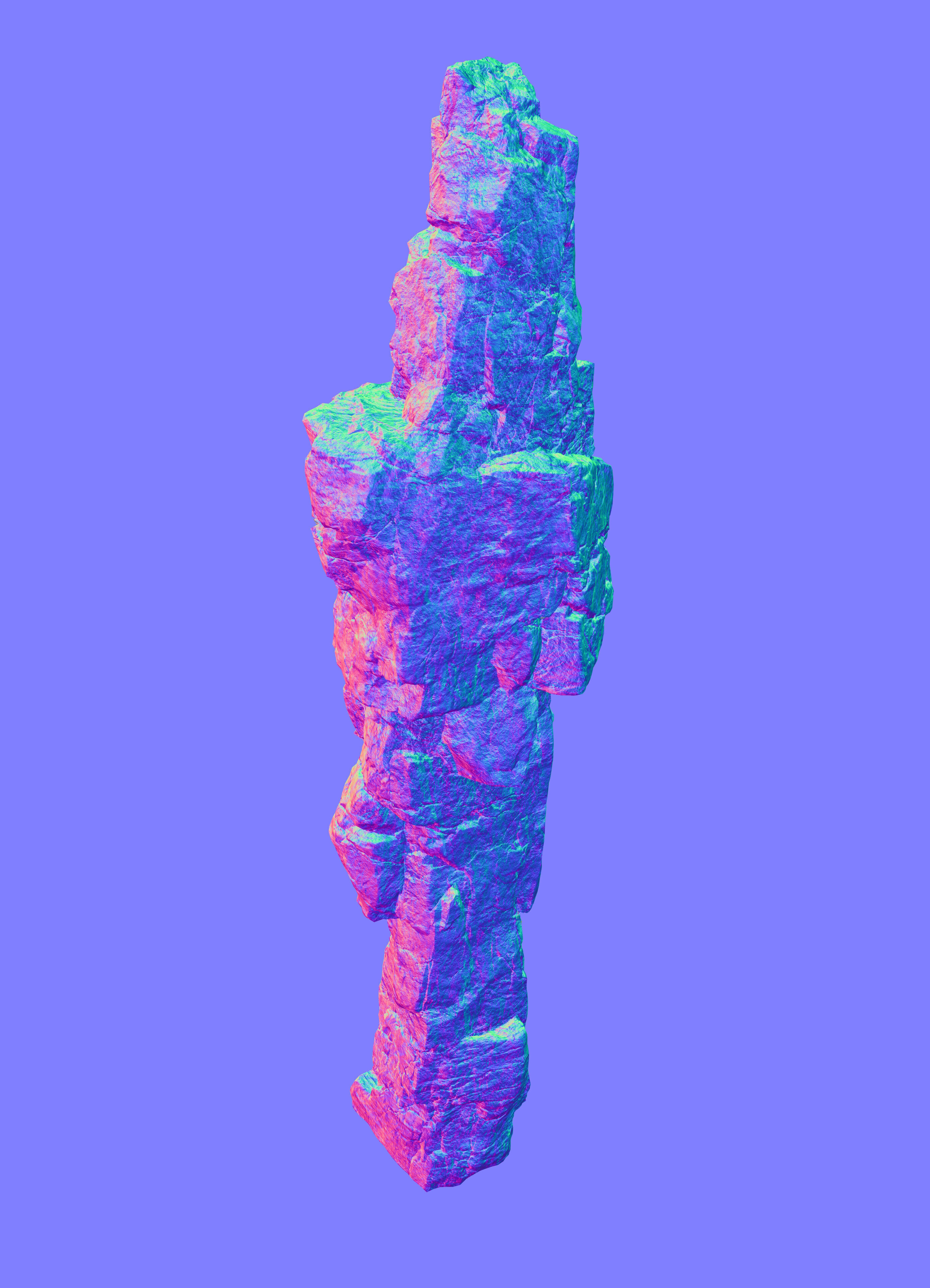 Rock Mountain A2 3D model_12