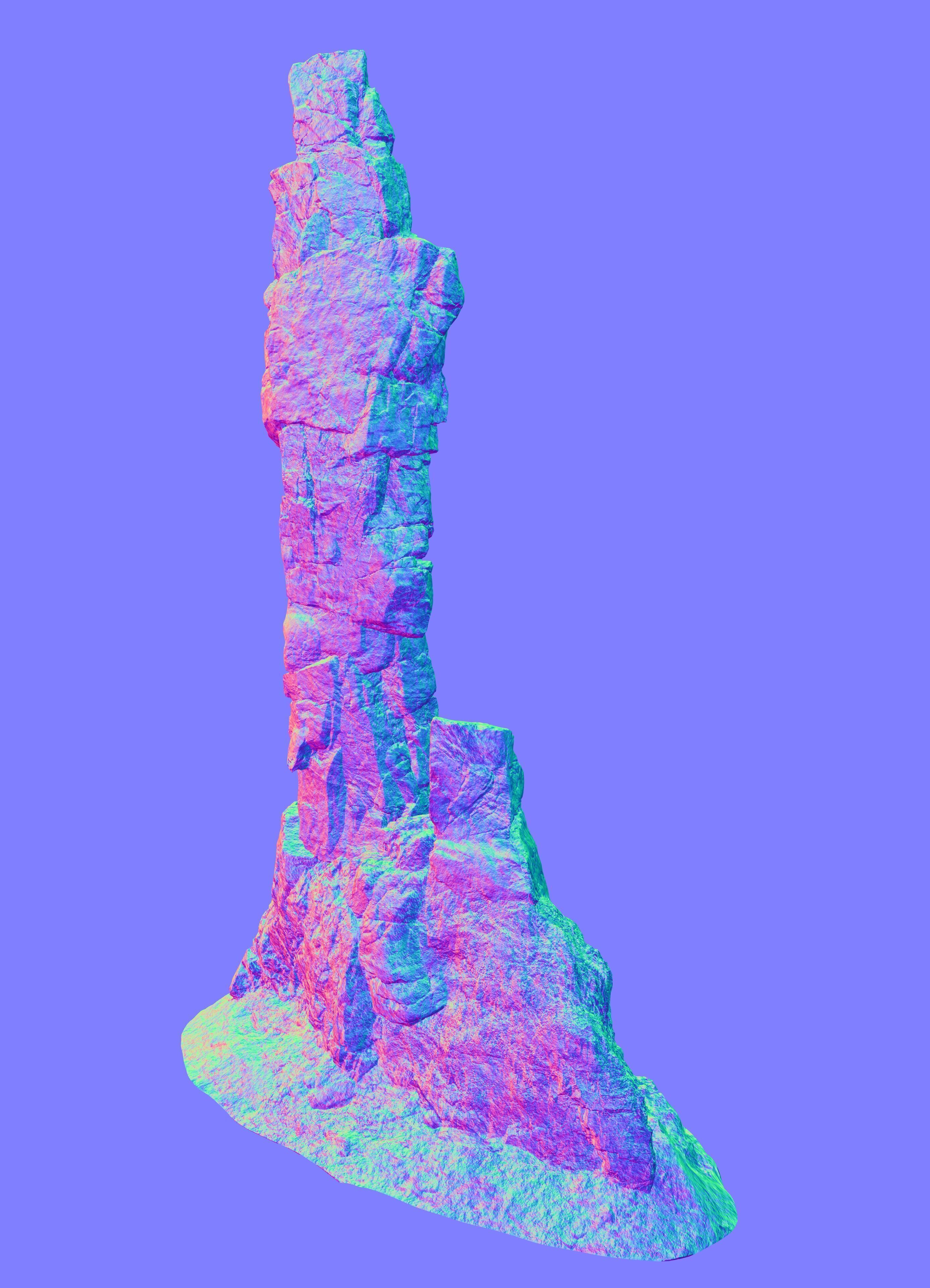 Rock Mountain A2 3D model_10